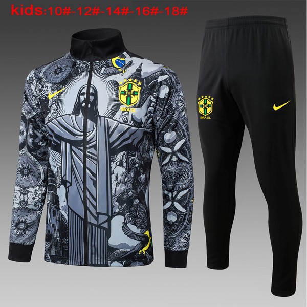 Ninos Chandal Brasil 2024-2025 Gris